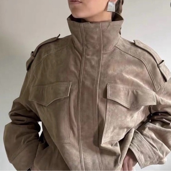 Zara Viral Suede Jacket S - Picture 5 of 8